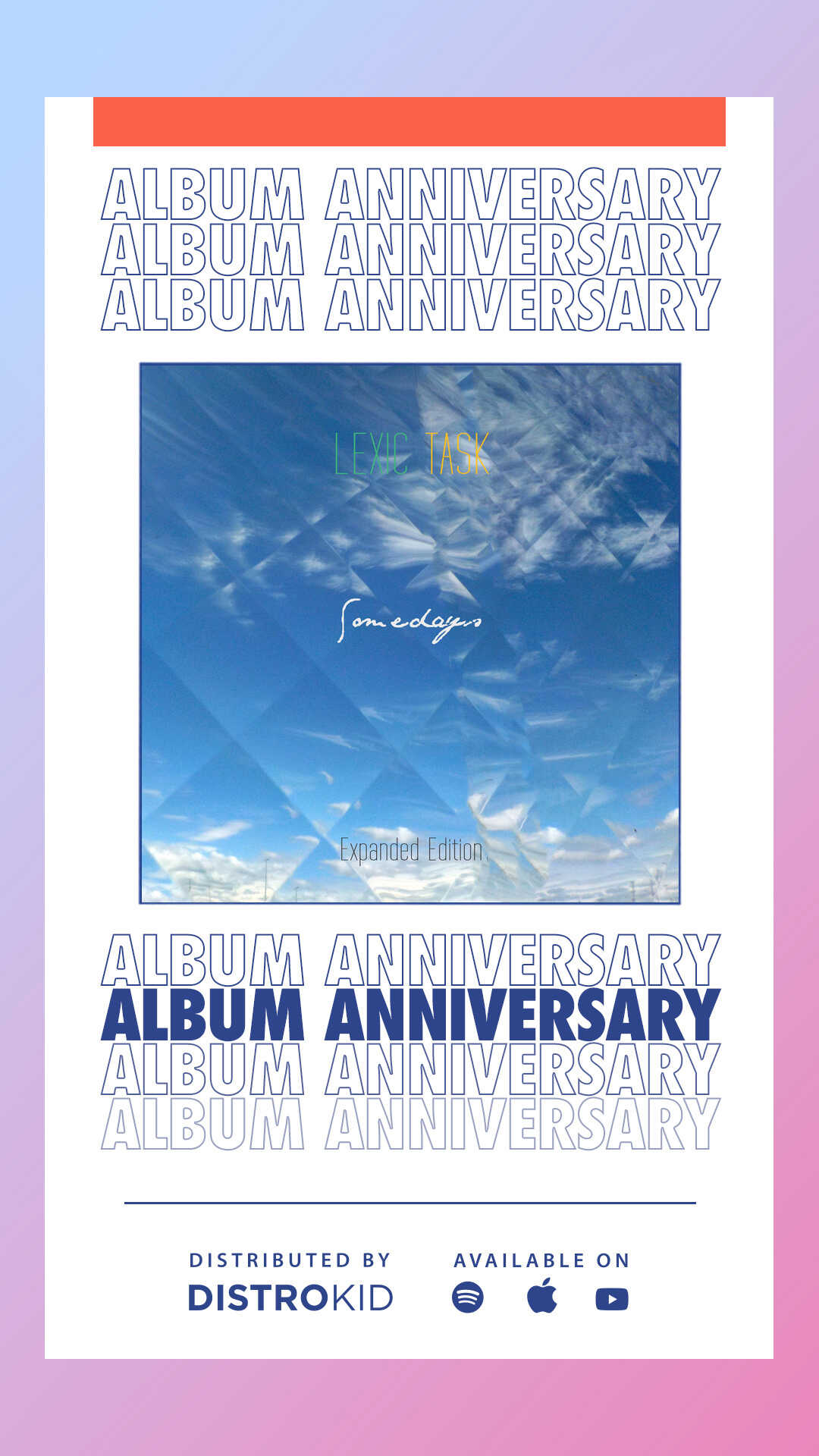 Somedays Anniversary CD Sale! – Lexic Task